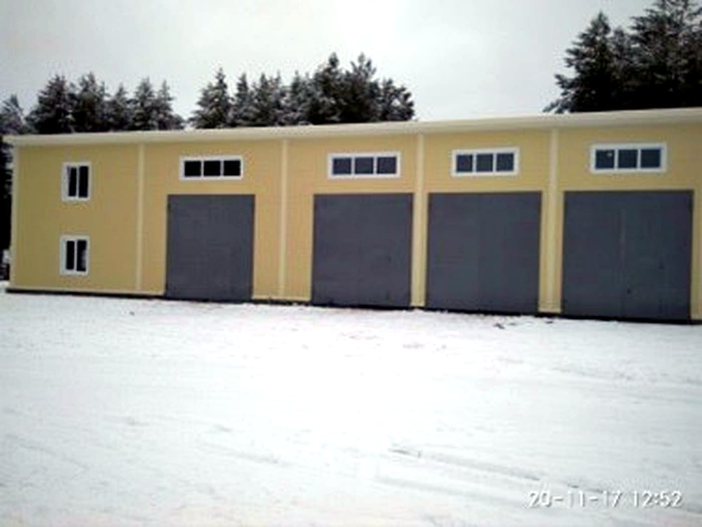 Гараж из металлоконструкций 12×30 м в Тарногском Городке - фото 5
